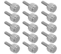 OATIPHO Vis Moletée Plate Inox M25 X 8 MM 20 Pcs Vis de Blocage Précises pour Pied à Coulisse Fixation Outils de Mesure et Maintenance