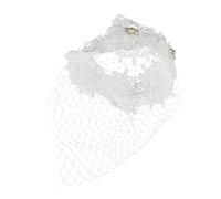 OATIPHO Voilette Large Maille Avec Bandeau Pour Femme Voile De Mariage Élégant Pour Soirée Dîner Et Fête Voile Visage Doux Et Confortable Pour Cérémonie Et Baptême