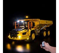OATop Kit d'éclairage LED pour Lego Technic Volvo-Dumper, multicolore et télécommandé, compatible avec Lego 42114 - Sans kit Lego