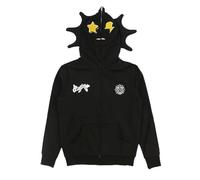 OATSBAS Sweat à capuche amusant multi-angles avec fermeture éclair intégrale pour homme et femme Y2K Over Face Graphic Hoodies Retro Lazy Style Sweat à capuche, noir, Medium
