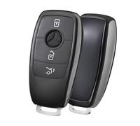 OATSBASF Coque de protection pour clé de voiture - Convient pour Mercedes Benz - Classe E - Classe S - TPU - D - Noir