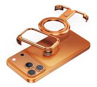 OATSBASF Coque de téléphone anti-chocs pour iPhone 17 Pro Max, avec anneau de support magnétique invisible, protection de téléphone minimaliste, résistante aux chocs, support à 360°, sans cadre