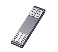 Oatsbasf Mini Support Pour Ordinateur Portable Support De Téléphone Réglable En Aluminium Pour Macbook Pro Air Ipad Support De Tablette Pour Ordinateur Portable 3 En 1 Support Port.Grey.