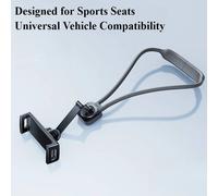 Oatsbasf Support De Tablette Pour Siège Arrière De Voiture 360 ° Support De Tablette Flexible Rotatif Pour Siège De Sport,Accessoires Universels De Véhicule.Black.