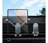 OATSBASF Support de téléphone Portable pour Voiture - pour Ventilation - Compatible avec iPhone 11 12 13 Pro Max, Galaxy S22 S21 S20, Huawei Xiaomi - Noir