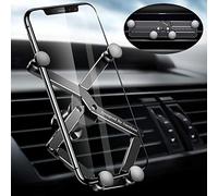 OATSBASF Support de téléphone Portable pour Voiture - pour Ventilation - Compatible avec iPhone 11 12 13 Pro Max, Galaxy S22 S21 S20, Huawei Xiaomi - Noir