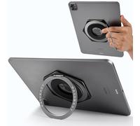 OATSBASF Support universel pour tablette, poignée réglable à 360 degrés, anneau magnétique en métal, compatible avec iPad/Galaxy Tab et toutes les tablettes de 6 à 13" (noir)