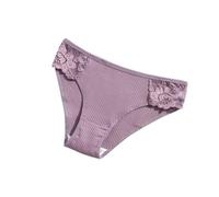 OATTIS Ensemble De sous-vêtements en Coton Côtelé en Dentelle pour Femmes, 4 Pièces, Culotte De Bikini Douce Et Respirante,Couleur7,S