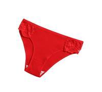 OATTIS Ensemble De sous-vêtements en Coton Côtelé en Dentelle pour Femmes, 4 Pièces, Culotte De Bikini Douce Et Respirante,Couleur1,L