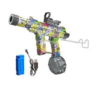 OAUEOR Pistolet à Eau Électrique, Electric Water Gun with LED Flame Effects