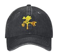 OAUMJIIL U2 Joshua Tree Casquette de Baseball Or Running Hippie Y2K Casquette De Camionneur Drôle Hommes Adulte Casual Design Casquettes de Baseball