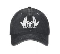 OAUMJIIL Vintage Jul Logo Casquette de Baseball pour Les Hommes Femmes en Coton en Détresse Casquette De Soleil Rappeur Exercices en Plein Air Chapeaux Casquette