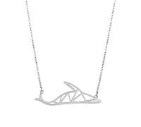 OAUWKEIY Collier Pendentif ajouré représentant un dauphin mignon et adorable issu de la série d'animaux européens et américains