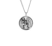 OAUWKEIY Collier Pendentif amulette sur le thème des anges pour filles unique et symbolique style urbain style européen et américain