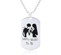 OAUWKEIY Collier Pendentif cauchemar d'Halloween pour filles et garçons