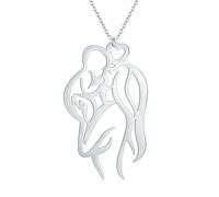 OAUWKEIY Collier pendentif Collier bébé de la mère bijoux personnalité créativité punk design unisexe bijoux pendentif collier Bijoux