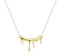 OAUWKEIY Collier pendentif Collier cinabre en or, chaîne réglable, bijoux minimalistes, collier de déclaration, collier minimaliste Bijoux