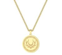 OAUWKEIY Collier pendentif Collier du symbole du pendentif Artémis Symbole de la lune Mythologie grecque de la déesse de la chasse Bijoux
