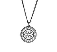 OAUWKEIY Collier pendentif Colliers médaillons, colliers mode rétro tendance, bijoux européens et américains pour hommes et femmes Bijoux
