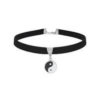 OAUWKEIY Collier pendentif Congénital Tai Chi Bagua Yin Yang poisson pendentif collier européen et américain créatif bijoux clavicule chaîne Bijoux