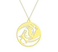 OAUWKEIY Collier pendentif dragon de mode yin et yang Bijoux mode Bijoux