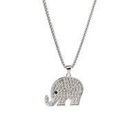 OAUWKEIY Collier Pendentif éléphant pour femme : tendance stylé mode style hip-hop long polyvalent accessoire pendentif hip-hop