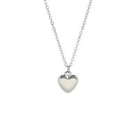 OAUWKEIY Collier Pendentif en forme de cœur délicat et petit un bijou polyvalent convenant aussi bien aux hommes qu'aux femmes
