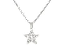 OAUWKEIY Collier Pendentif étoile à cinq branches ajourée en strass à la fois élégant et simple