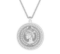 OAUWKEIY Collier pendentif européen et américain Athéna sagesse dieu de la guerre mythologie grecque collier pendentif Bijoux