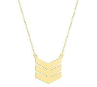 OAUWKEIY Collier pendentif ins simple géométrique pendentif collier confession collier famille trio chevron collier clavicule femelle chaîne Bijoux