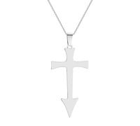 OAUWKEIY Collier pendentif Joli collier belle croix pendentif signe symbole à la mode personnalisé minimaliste Bijoux