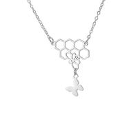 OAUWKEIY Collier Pendentif papillon géométrique simple champêtre et frais