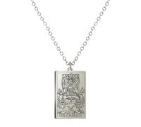 OAUWKEIY Collier pendentif PETIT TAROT EMPEREUR MAGICIEN TEMPÉRANCE CHARIOT COLLIER À LA MODE PERSONNALISÉ MINIMALISTE PENDENTIF COLLIER Bijoux