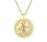 OAUWKEIY Collier pendentif tempête du désert égyptien chaos violence et ancien alien collier pendentif collier Bijoux