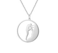 OAUWKEIY Collier Pendentif tendance ajouré pour couple style hip-hop inspiré des grimpeurs