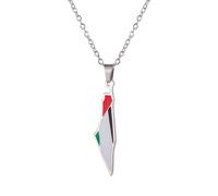 OAUWKEIY Collier Pendentifs pendentifs européens américains israéliens et palestiniens pendentifs tendance et uniques