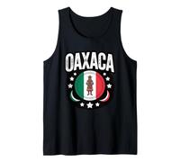 Oaxaca Drapeau Mexicain Patrimoine Indigène Art Tribal Femme Homme Débardeur