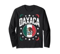 Oaxaca Drapeau Mexicain Patrimoine Indigène Art Tribal Femme Homme Manche Longue