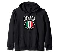Oaxaca Drapeau Mexicain Patrimoine Indigène Art Tribal Femme Homme Sweat à Capuche