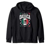 Oaxaca Drapeau Mexicain Patrimoine Indigène Art Tribal Femme Homme Sweat à Capuche