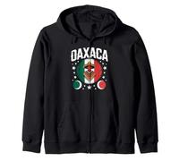 Oaxaca Drapeau Mexicain Patrimoine Indigène Art Tribal Femme Homme Sweat à Capuche