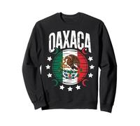 Oaxaca Drapeau Mexicain Patrimoine Indigène Art Tribal Femme Homme Sweatshirt