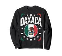 Oaxaca Drapeau Mexicain Patrimoine Indigène Art Tribal Femme Homme Sweatshirt