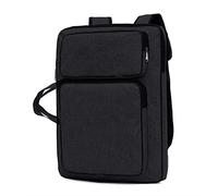 Oaygat Étui de rangement A3 étanche pour planche à dessin - Sac à dos - Grand sac à dos - Sac fourre-tout avec poignée pour palette, peinture, crayons, pinceaux, Noir-a, A3, Étui portefeuille A3