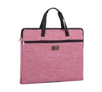 Oaygat Étui de transport A3 pour planche à dessin - Avec poignées - Pour travaux artistiques et peinture, rose, 46 x 36 x 4.5 cm, Étui portefeuille A3