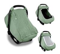 Oaygat Housse de siège auto pour bébé - Pare-soleil - Moustiquaire - Respirant - Protection solaire en U V - Légère et occultante - Pour garçon et fille