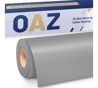 OAZ Patch de Réparation en Cuir,40 x 80 cm Simili Cuir Autocollant Patch en Cuir Auto-adhésif,pour Réparation et Rénovation de Canapé,siège Auto,Meubles,Veste en Cuir,Sacs à Main,Gris