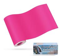 OAZ Patchs autocollants en nylon, 10x160cm Patch de réparation imperméable autocollant, patch en nylon autocollant Rose, pour tentes, doudoune, sac de couchage, sac à main