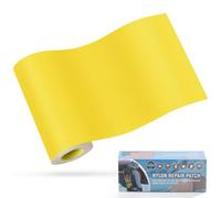 OAZ Patchs autocollants en nylon, 10x160cm Patch de réparation imperméable autocollant, patch en nylon autocollant Jaune, pour tentes, doudoune, sac de couchage, sac à main