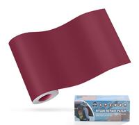 OAZ Patchs Autocollants en Nylon, 10x160cm Patch de réparation imperméable Autocollant, Patch en Nylon Autocollant Rouge vin, pour tentes, Doudoune, Sac de Couchage, Sac à Main
